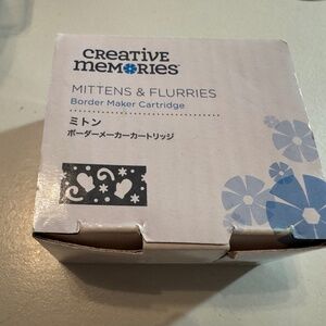 Creative Memories Mittens & Flurries Border Maker Cartridge BMC NIB